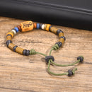 Mix pulseira Masculina madeira