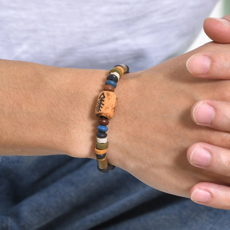 Mix pulseira Masculina madeira