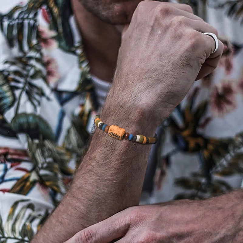 Mix pulseira Masculina madeira