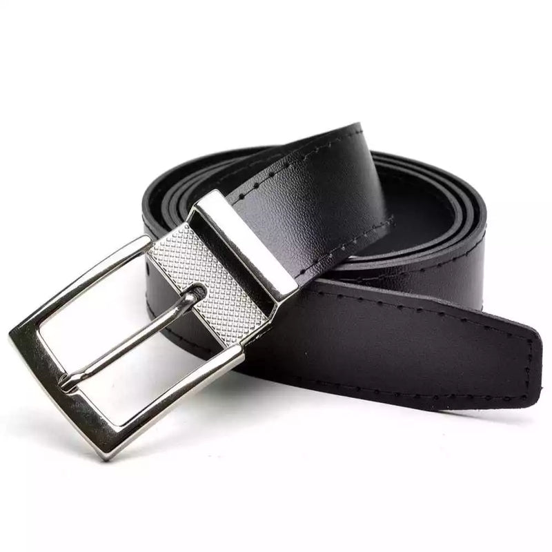 Cinto Masculino em Couro Legítimo Preto e Marrom