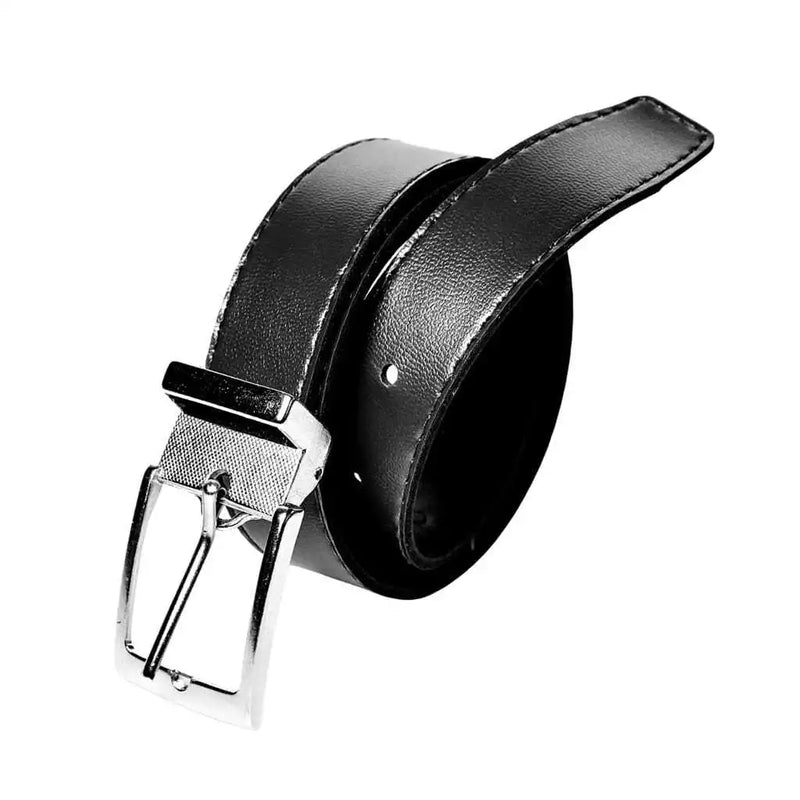 Cinto Masculino em Couro Legítimo Preto e Marrom