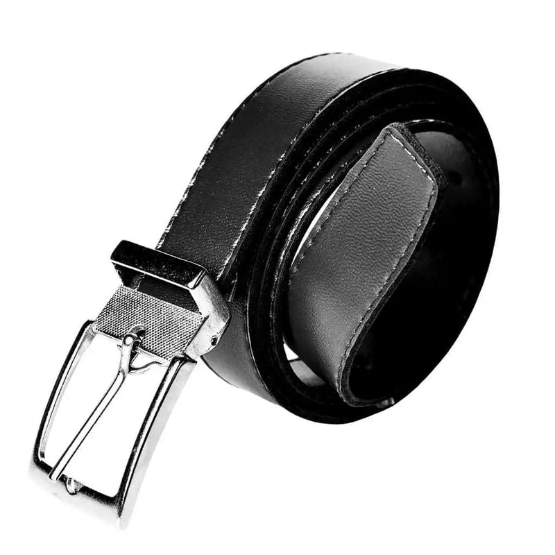 Cinto Masculino em Couro Legítimo Preto e Marrom