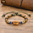 Mix pulseira Masculina madeira