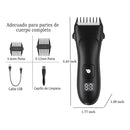 Removedor Elétrico de Pêlos de Partes Íntimas Masculinas